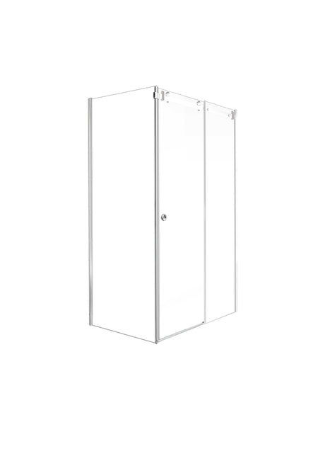 Package C - 900-1000mm L-Shaped Single Side Panel with Stainless Steel Wall Profile FP-CH-900 — detail 5
