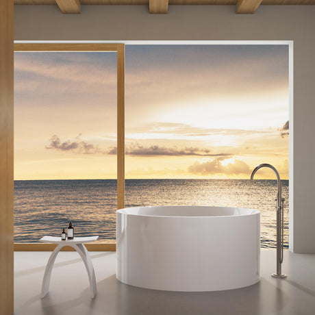 CETO Como round bathtub 1280*1280*595mm CO1280GW- OF/NF