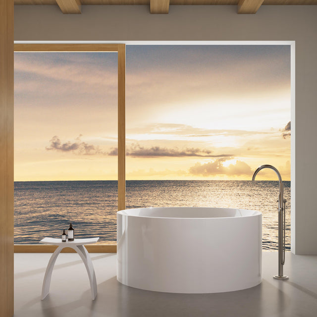 CETO Como round bathtub 1280*1280*595mm CO1280GW- OF/NF
