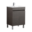 Evie Dark Brown Free-Standing PVC Vanity Evie EV64L-DB