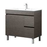Evie Dark Brown Free-Standing PVC Vanity EV94RL-DB
