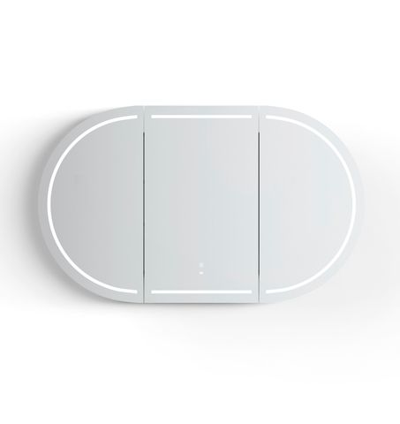 LED Bondi 1500(W)x900(H) Woodland Oak Shaving Cabinet - Premium Edition — detail 2