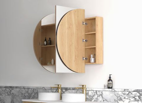 Bondi 1500x900 Woodland Oak Shaving Cabinet — detail 4
