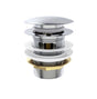 Mushroom Bath Pull Out Popup Waste Overflow Chrome