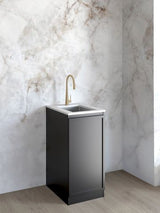 Mini Laundry 430mm Hampshire Matte Black with Pure White Top — detail 2