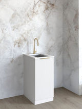 Mini Laundry 430mm Bondi White with Pure White Top — detail 2
