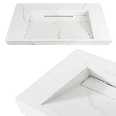 Moonlight 900mm Solid Surface Top — detail 4