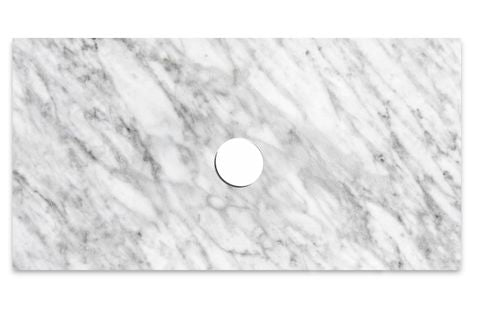 Natural Carrara Marble 900x465x18 Top