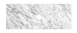 Natural Carrara Marble 1200x465x18 Top