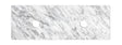 Natural Carrara Marble 1500x465x18 Top