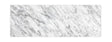 Natural Carrara Marble 1500x465x18 Top No Hole