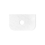 Bondi 750mm Woodland Oak Fluted Curve Vanity with Cloudy Carrara Top — detail 7