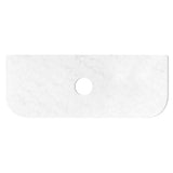 Bondi 1200mm Woodland Oak Fluted Curve Vanity with Cloudy Carrara Top — detail 7