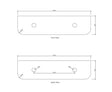 Bondi 1800mm Natural Oak Wall Hung Curve Vanity with Natural Carrara Marble Top