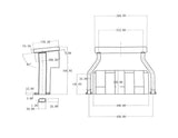Wellness Toilet Backrest Stainless Steel — detail 2