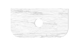 Bondi 900x460x18 Natural Carrara Marble Top