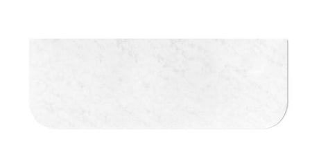 Bondi 1500x460x20 Solid Surface Cloudy Carrara Top No Hole