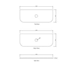 Bondi 1200x460x18 Natural Carrara Marble Top — detail 2