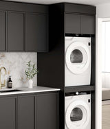 Laundry Kit 1715C Hampshire Black with Natural Carrara Marble Top — detail 2