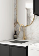 Wall and Base Cabinets Kit 650 Hampshire Black with Natural Carrara Marble Top — detail 2