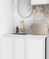 Laundry Kit 1715A Hampshire White with Natural Carrara Marble Top — detail 2