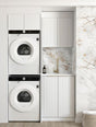 Laundry Kit 1305C Noosa White with Natural Carrara Marble Top