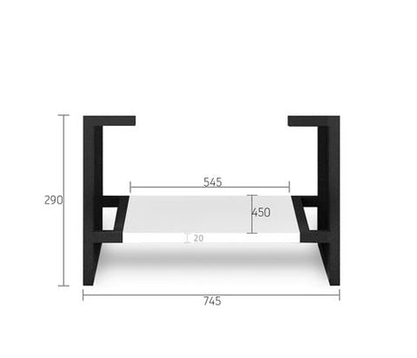 Leg Boston 750X450 Matte White — detail 2