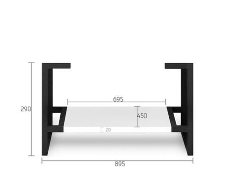 Leg Boston 900X450 Matte White — detail 2