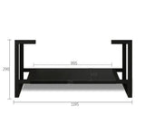 Leg Marlo 1200X450 Matte Black — detail 2