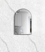 Archie 900(H)x600(W) Black Metal Framed Tuffi Mirror