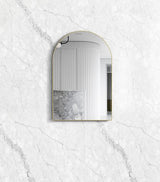 Archie 900(H)x600(W) Gold Metal Framed Tuffi Mirror