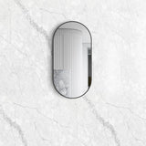 Noosa 900(H)x450(W) Black Metal Frame Mirror