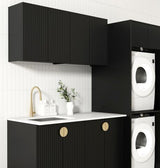 Laundry Kit 1960C Marlo Black with Natural Carrara Marble Top — detail 2