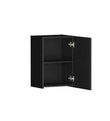 Hampshire Laundry 415 Black Wall Cabinet — detail 2