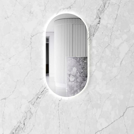 LED Noosa 900(H)x450(W) Frameless Tuffi Mirror