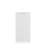 Noosa Laundry 415 Fluted White Base Cabinet