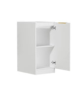 Noosa Laundry 415 Fluted White Base Cabinet — detail 3