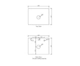 Solid Surface 600x465x20 Matte White Top — detail 3