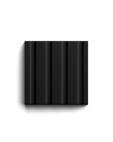 Matte Black Fluted Swatch