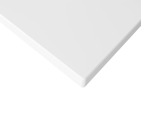 Laundry 1060mm Solid Surface Matte White Top - No Hole — detail 2