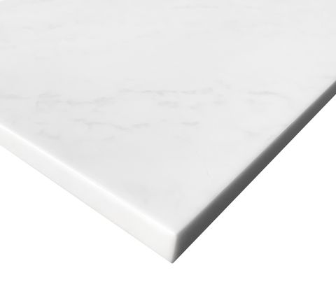 Laundry 1300mm Solid Surface Cloudy Carrara Top - No Hole — detail 2