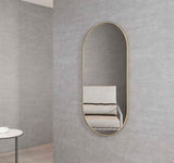 Noosa 900(H)x450(W) Gold Metal Frame Tuffi Mirror — detail 2