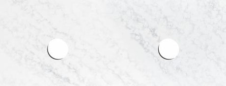 Solid Surface 1200x465x20 Cloudy Carrara Top Double Bowl