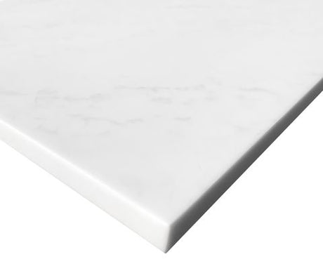 Laundry 650mm Solid Surface Cloudy Carrara Top — detail 3