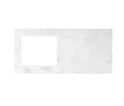 Laundry 1300mm Solid Surface Cloudy Carrara Top