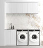 Laundry Kit 1960A Bondi White with Matte White Top
