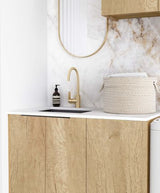 Laundry Kit 1715A Byron/Bondi Natural Oak with Matte White Top — detail 2