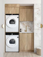 Laundry Kit 1305C Byron/Bondi Natural Oak with Matte White Top