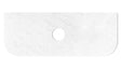 Bondi 1200x460x20 Solid Surface Cloudy Carrara Top