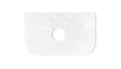 Bondi 750x460x20 Solid Surface Cloudy Carrara Top - NTH or 12TH Only